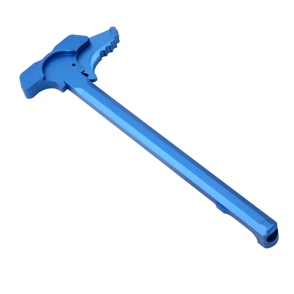 AR-15 Extended Latch Charging Handle Forward Assist and Ejection Cover Door - Blue